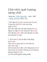 Chờ nhìn quê hương sáng chói 
