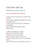 Cho tình mãi xa 