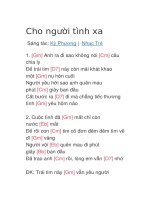 Cho người tình xa 