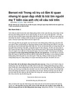 Bersot nói trong vũ trụ có lắm kì quan nhưng kì quan đẹp nhất là trái tim người mẹ ý kiến của anh chị về câu nói trên