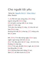 Cho người tôi yêu 