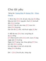 Cho tôi yêu 