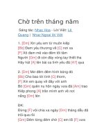 Chờ trên tháng năm 
