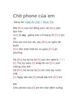 Chờ phone của em 