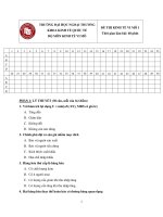 Đề thi thật KTVM1 2017