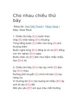 Cho nhau chiều thứ bảy 