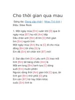 Cho thời gian qua mau 