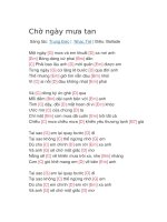 Chờ ngày mưa tan 