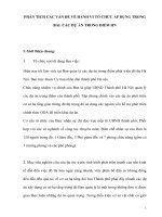 Phân tích các vấn đề về hành vi tổ chức áp dụng trong BAL các dự án trong điểm HN 