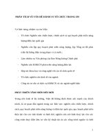 PHÂN TÍCH về vấn đề HÀNH VI tổ CHỨC TRONG DN 