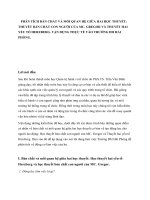 Phân tích bản chất và mối quan hệ giữa hai học thuyết thuyết bản chất con người của MC  gregor và thuyết hai yếu tố herzberg  vận dụng thực tế vào trường đh hải phòng  