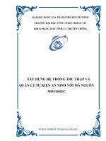 XÂY DỰNG WEBSITE PYTHON THU THẬP,QUẢN LÝ LỖI HỆ THỐNG VỚI MÃ NGUỒN MỞ OSSEC