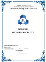 BÁO CÁO THÍ NGHIỆM VẬT LÝ 2