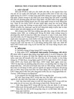 BÀI THU HOẠCH BDTX MODUL THCS 19 dạy học với CÔNG NGHỆ THÔNG TIN