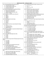 KIỂM TRA địa lí lớp 7 hk 1