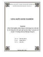 phát triển ngôn ngữ” thông qua chủ đề “làm quen với văn học” dành trẻ từ 24 36 tháng