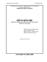 THIẾT KẾ THIẾT BỊ CÔ ĐẶC LIÊN TỤC DUNG DỊCH  NƯỚC ÉP DƯA HẤU