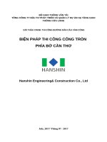 THUYET MINH BIỆN PHÁP THI CÔNG CỐNG TRÒN