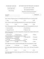 De va dap an minh hoa THPT quoc gia 2018 mon sinh hoc mã de 201   204