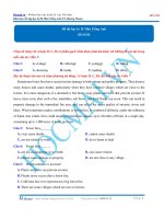 Đề thi học kì II Môn Tiếng Anh  Đề Số 04 lớp 10