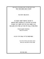 Sự khác biệt trong hành vi khám chữa bệnh của người cao tuổi ở khu vực miền núi tây bắc hiện nay – qua phân tích số liệu tại 2 tỉnh hà giang và điện biên 