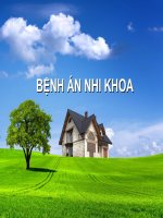 Benh an Nhi Khoa