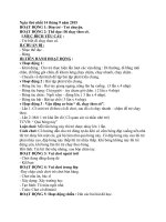 KẾ HOẠCH TUẦN 1 THÁNG 9 LỚP LÁ