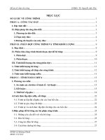 ĐỒ ÁN THI CÔNG ĐÚC BÊ TÔNG CỐT THÉP TOÀN KHỐI