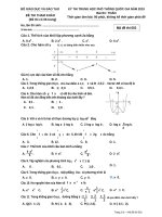 De thi minh hoa mon toan hoc THPT quoc gia 2019