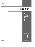 Cấu tạo từng thành phần kỹ thuật Honda City