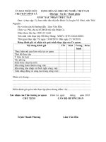 GIẤY xác NHẬN THỰC tập