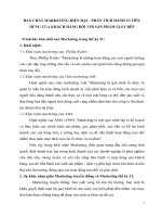 Bản chất marketing hiện đại – phân tích hành vi tiêu dùng của khách hàng đối với sản phẩm giày dép 