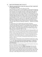 IV PHÂN TÍCH TÍNH KHẢ THI của dự án bản 2 