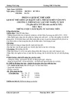 Giáo án môn lịch sử 8 chuẩn