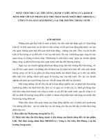 Phân tích nhu cầu tiêu dùng, hành vi tiêu dùng của khách hàng đối với sản phẩm giầy thể thao mang nhãn hiệu SHOLEGA ( công ty da giầy hải phòng ) tại thị trường trong nước 