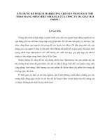 Xây dựng kế hoạch marketing cho sản phẩm giầy thể thao mang nhãn hiệu SHOLEGA của công ty da giầy hải phòng 