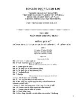 Giáo án lịch sử 6 cả năm chuẩn kiến thức 2018