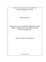 Chế độ tài sản của vợ chồng theo thỏa thuận theo luật hôn nhân và gia đình năm 2014 ở việt nam hiện nay 