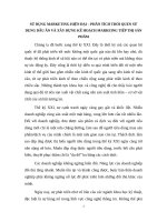 Sử dụng marketing hiện đại – phân tích thói quen sử dụng dầu ăn và xây dựng kế hoạch markeing tiếp thị sản phẩm 