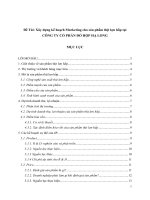 Xây dựng kế hoạch marketing cho sản phẩm thịt lợn hấp tại CÔNG TY cổ PHẦN đồ hộp hạ LONG
