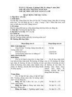 GIÁO ÁN TUẦN 2 - CĐ TRƯỜNG MẦM NON