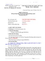 BÀI THU HOẠCH BDTX TIỂU HỌC MODUL 34, 35, 37