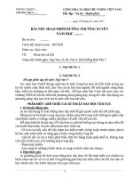 BÀI THU HOẠCH BDTX THCS MODUL 14, 18,20,23