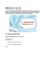 Hàm số y = ax + b