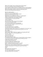 NHỮNG câu hỏi và câu TRẢ lời đơn GIẢN TRONG TIẾNG ANH IELTS  bài 12 