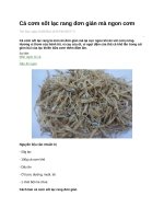 Cá cơm sốt lạc rang đơn giản mà ngon cơm