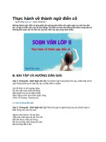 Thực hành về thành ngữ điển cố