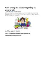 Vị trí tương đối của đường thẳng và đường tròn