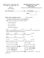 đề kiểm tra 1 tiết môn toán 10
