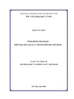 Tình hình tội phạm trên địa bàn quận 9, Thành phố Hồ Chí Minh